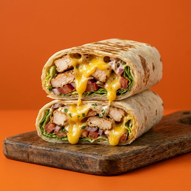 Cheese Chicken Wrap