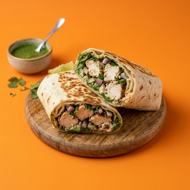 Malai Boti Wrap